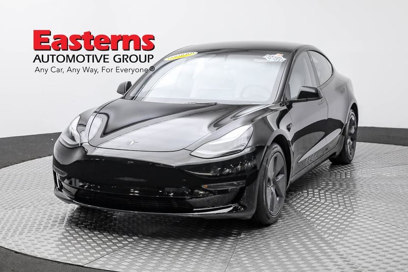 Used 2022 Tesla Model 3 Base with VIN 5YJ3E1EA7NF124507 for sale in Sterling, VA