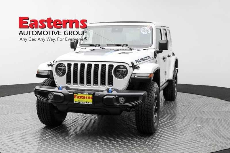 Used 2021 Jeep Wrangler Unlimited Rubicon 4XE with VIN 1C4JJXR60MW843751 for sale in Sterling, VA