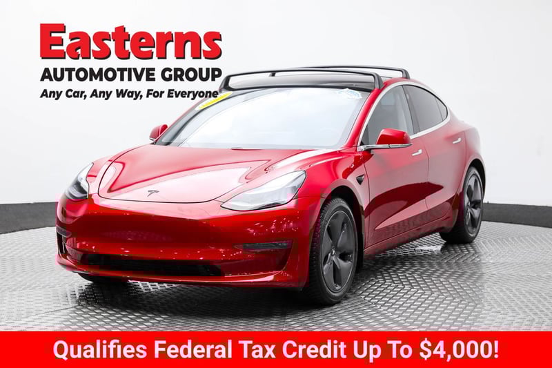 Used 2019 Tesla Model 3 Base with VIN 5YJ3E1EAXKF299071 for sale in Laurel, MD