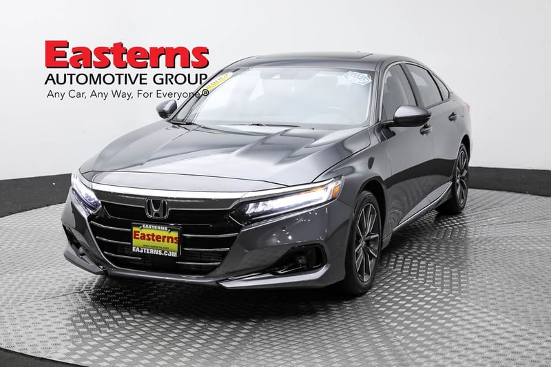 Used 2022 Honda Accord EX-L with VIN 1HGCV1F51NA055664 for sale in Sterling, VA
