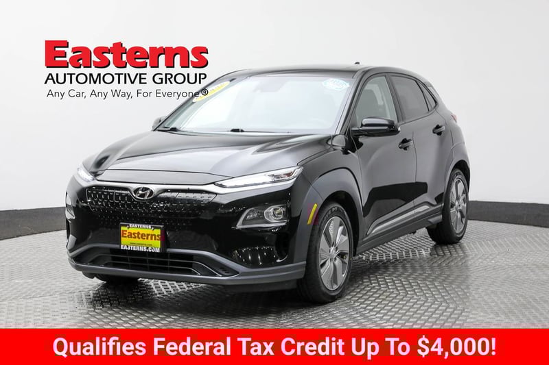 Used 2021 Hyundai Kona EV Limited with VIN KM8K33AG2MU124990 for sale in Sterling, VA