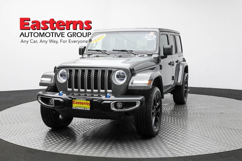 Used 2023 Jeep Wrangler 4xe Sahara 4XE with VIN 1C4JJXP62PW630257 for sale in Sterling, VA