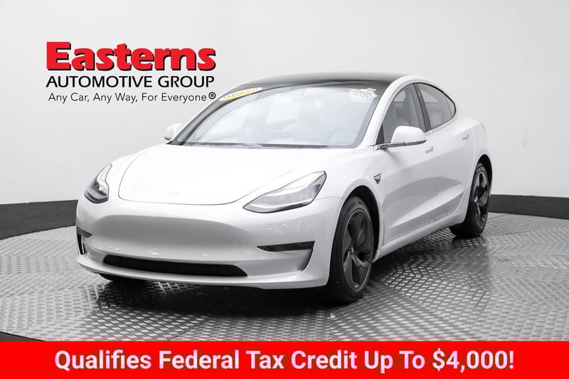Used 2019 Tesla Model 3 Base with VIN 5YJ3E1EB8KF421516 for sale in Sterling, VA