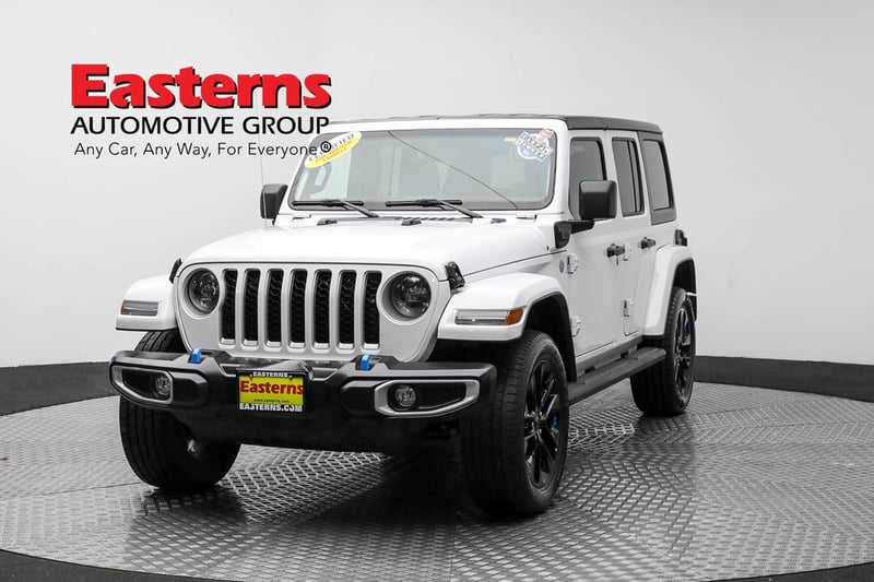 Used 2023 Jeep Wrangler 4xe Sahara 4XE with VIN 1C4JJXP6XPW630233 for sale in Sterling, VA