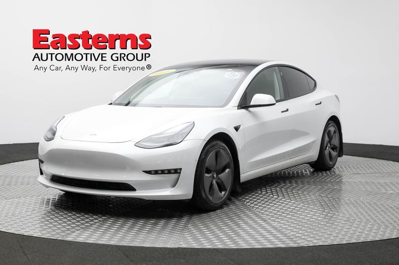 Used 2021 Tesla Model 3 Base with VIN 5YJ3E1EAXMF985906 for sale in Sterling, VA