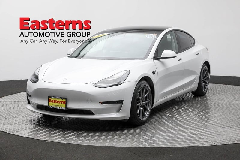 Used 2021 Tesla Model 3 Base with VIN 5YJ3E1EA1MF981792 for sale in Sterling, VA