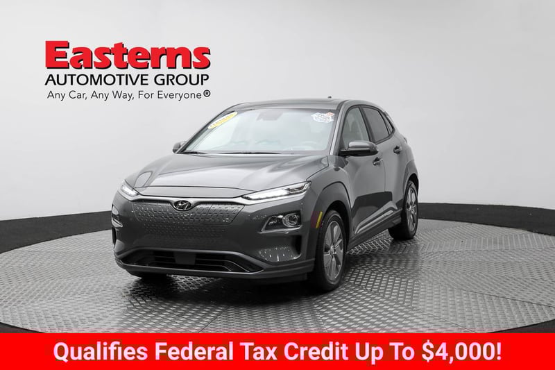 Used 2021 Hyundai Kona EV Ultimate with VIN KM8K53AG7MU121156 for sale in Sterling, VA