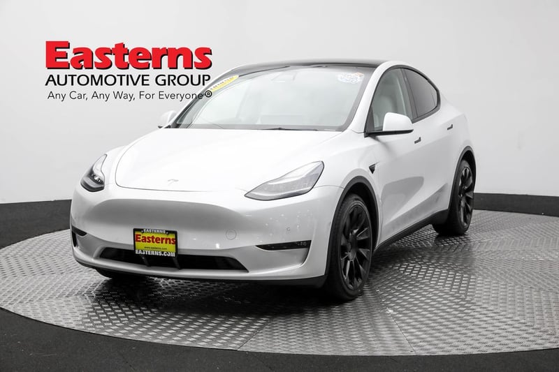 Used 2021 Tesla Model Y Long Range with VIN 5YJYGDEE1MF154136 for sale in Sterling, VA