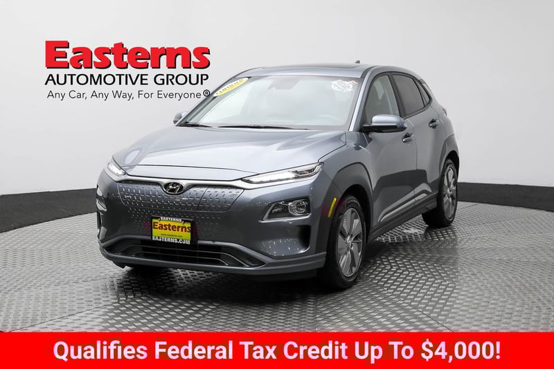 Used 2021 Hyundai Kona EV Limited with VIN KM8K33AGXMU118628 for sale in Sterling, VA