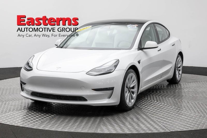 Used 2021 Tesla Model 3 Base with VIN 5YJ3E1EB1MF980795 for sale in Sterling, VA
