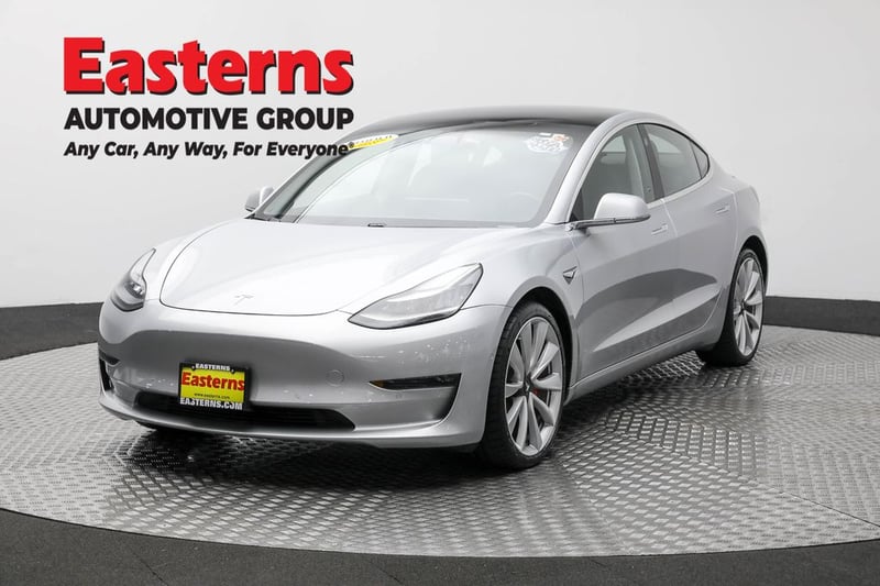 Used 2018 Tesla Model 3 Long Range Dual Motor with VIN 5YJ3E1EBXJF083423 for sale in Laurel, MD