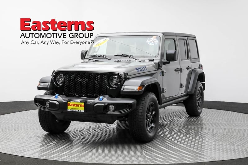 Used 2023 Jeep Wrangler 4xe Willys 4XE with VIN 1C4JJXN6XPW628520 for sale in Sterling, VA
