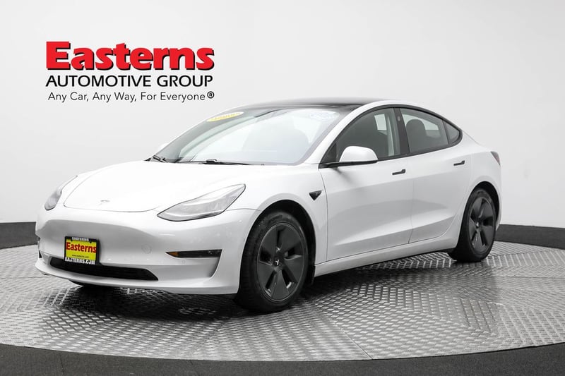 Used 2021 Tesla Model 3 Base with VIN 5YJ3E1EA6MF856951 for sale in Sterling, VA