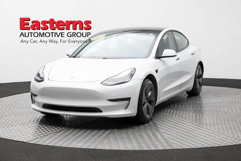 Used 2021 Tesla Model 3 Base with VIN 5YJ3E1EAXMF857116 for sale in Sterling, VA