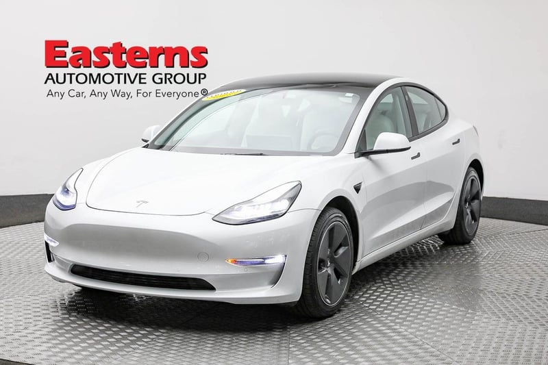 Used 2022 Tesla Model 3 Long Range with VIN 5YJ3E1EB9NF119219 for sale in Sterling, VA