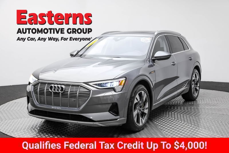 Used 2021 Audi e-tron Premium with VIN WA1AAAGE3MB014634 for sale in Laurel, MD
