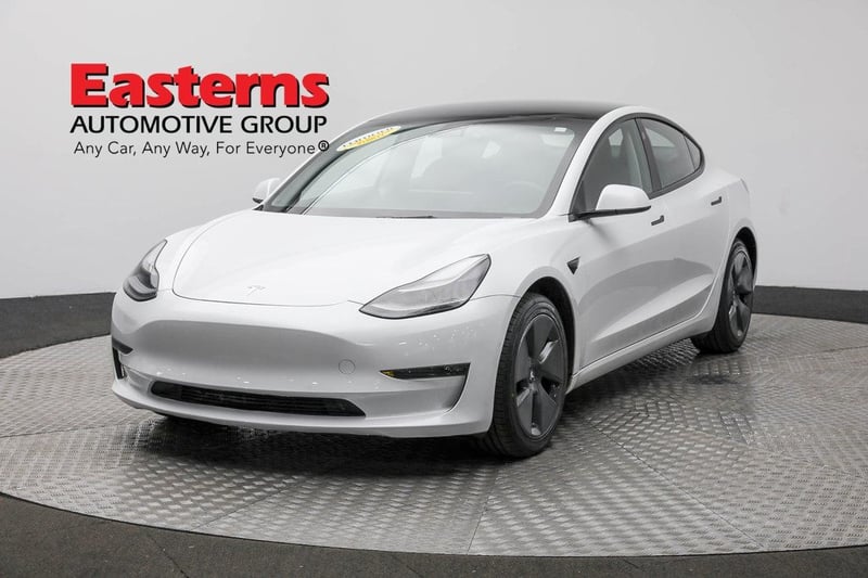 Used 2022 Tesla Model 3 Long Range with VIN 5YJ3E1EB7NF101821 for sale in Sterling, VA