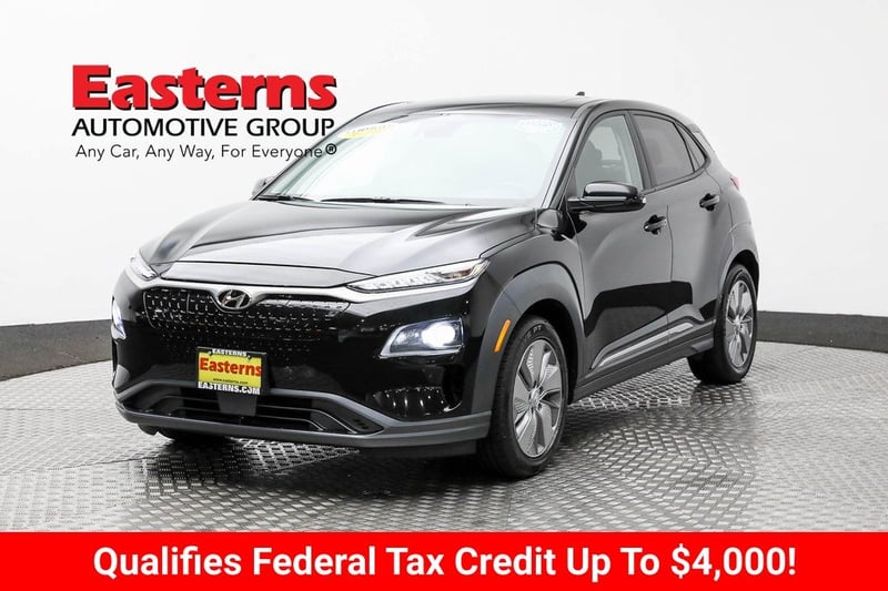 Used 2021 Hyundai Kona EV Ultimate with VIN KM8K53AG8MU117357 for sale in Sterling, VA