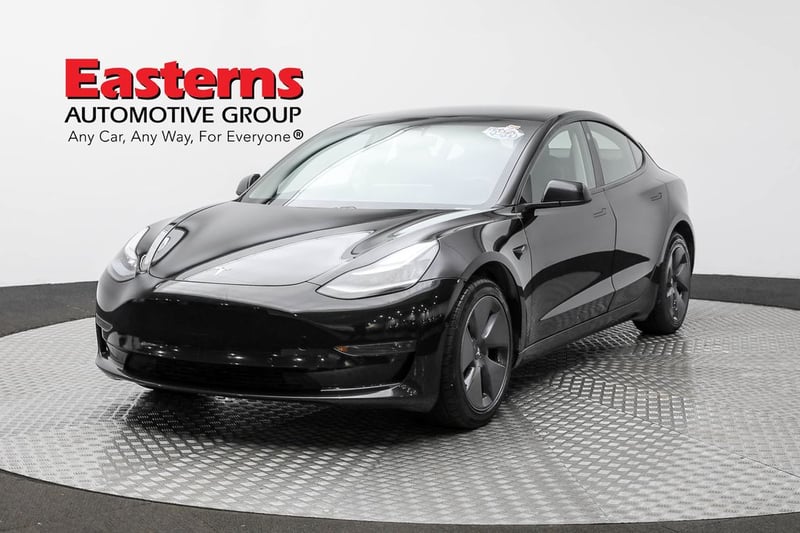 Used 2021 Tesla Model 3 Base with VIN 5YJ3E1EAXMF852403 for sale in Sterling, VA