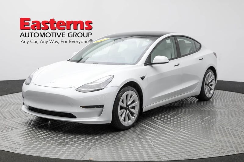 Used 2021 Tesla Model 3 Base with VIN 5YJ3E1EA9MF853395 for sale in Sterling, VA