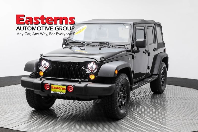 Used 2018 Jeep Wrangler JK Unlimited Sport S with VIN 1C4BJWDG1JL818627 for sale in Sterling, VA