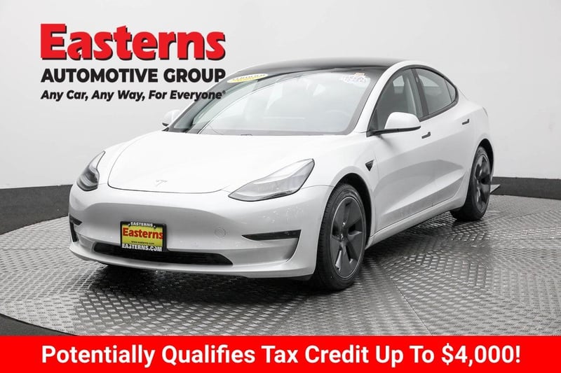 Used 2021 Tesla Model 3 Base with VIN 5YJ3E1EA6MF016622 for sale in Laurel, MD