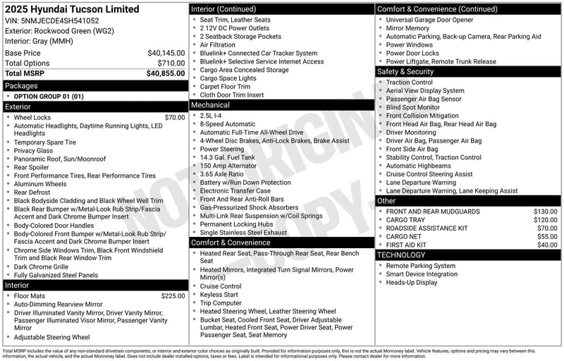 Tucson Limited