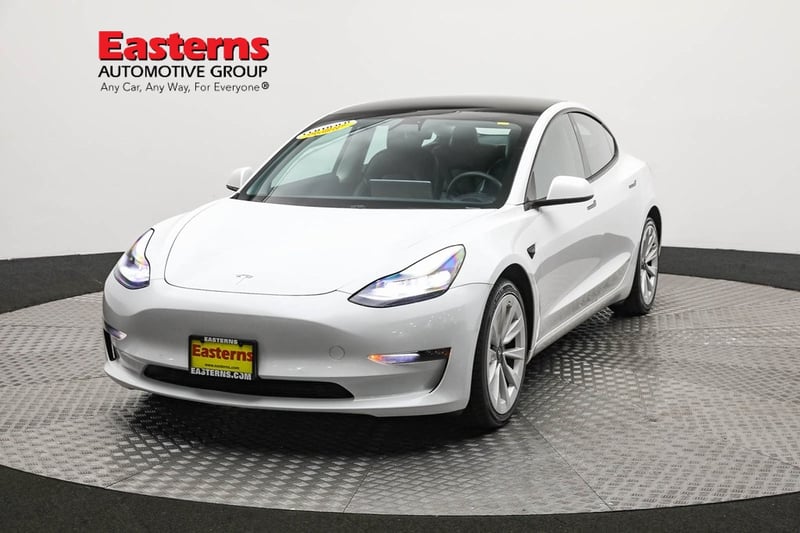 Used 2021 Tesla Model 3 Base with VIN 5YJ3E1EB4MF936645 for sale in Sterling, VA