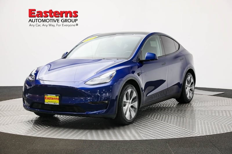 Used 2021 Tesla Model Y Long Range with VIN 5YJYGDEE1MF239560 for sale in Sterling, VA