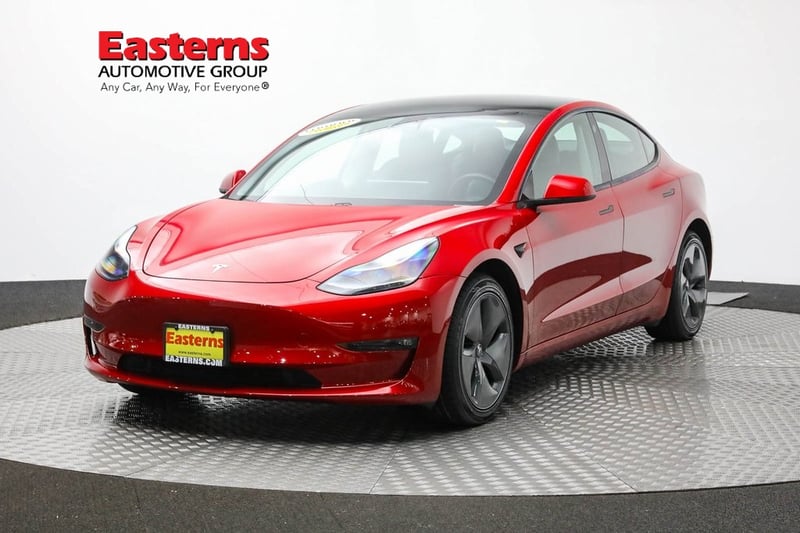 Used 2021 Tesla Model 3 Base with VIN 5YJ3E1EB4MF869254 for sale in Sterling, VA