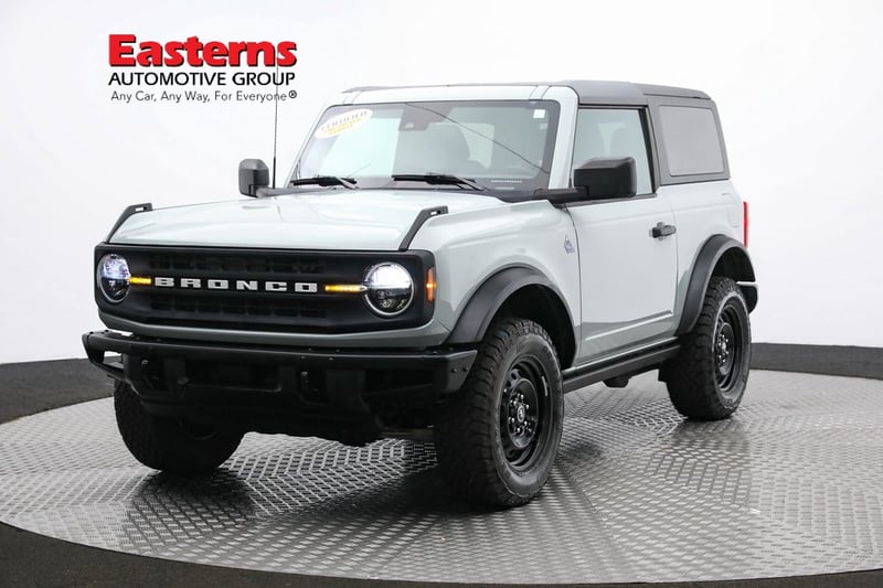 Used 2021 Ford Bronco 2-Door Black Diamond with VIN 1FMDE5AH7MLA61298 for sale in Sterling, VA