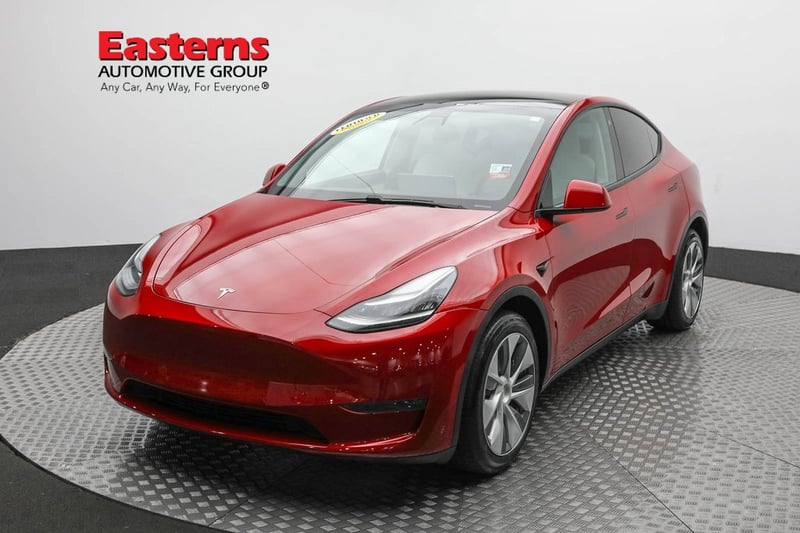 Used 2021 Tesla Model Y Long Range with VIN 5YJYGDEE0MF081647 for sale in Sterling, VA