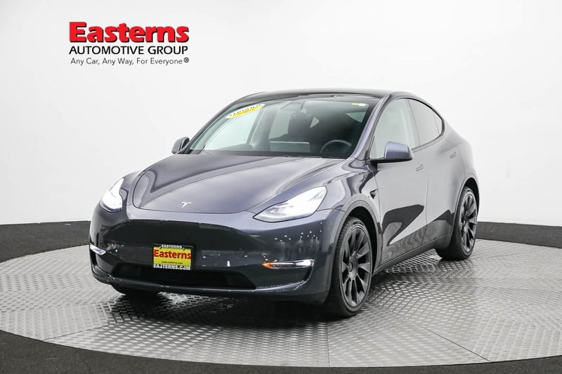 Used 2021 Tesla Model Y Long Range with VIN 5YJYGDEE8MF233285 for sale in Sterling, VA