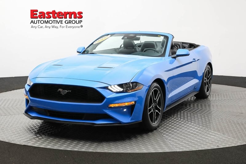 Used 2022 Ford Mustang EcoBoost with VIN 1FATP8UH7N5103732 for sale in Sterling, VA