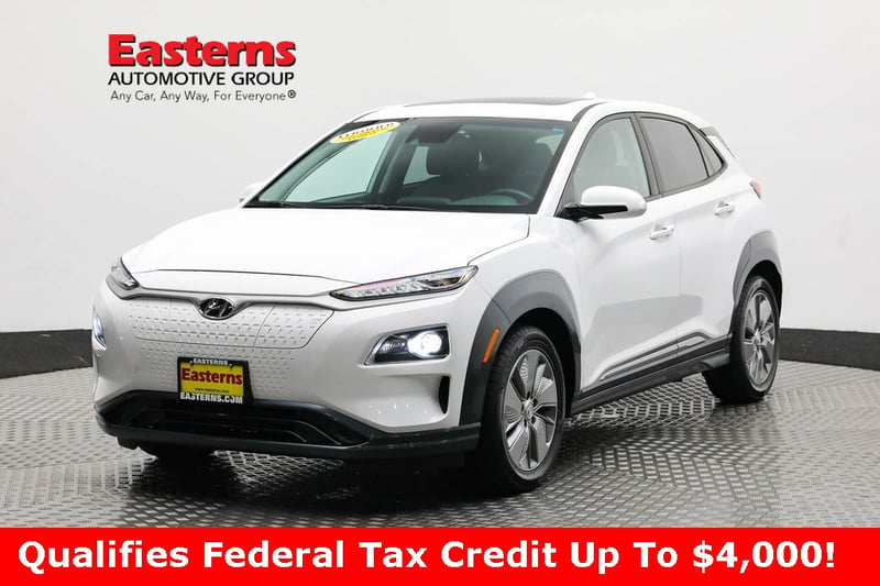 Used 2021 Hyundai Kona EV Limited with VIN KM8K33AG5MU131397 for sale in Sterling, VA