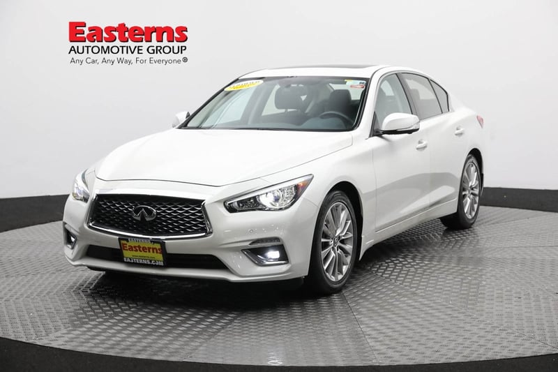 Used 2021 INFINITI Q50 LUXE with VIN JN1EV7BR6MM752699 for sale in Sterling, VA