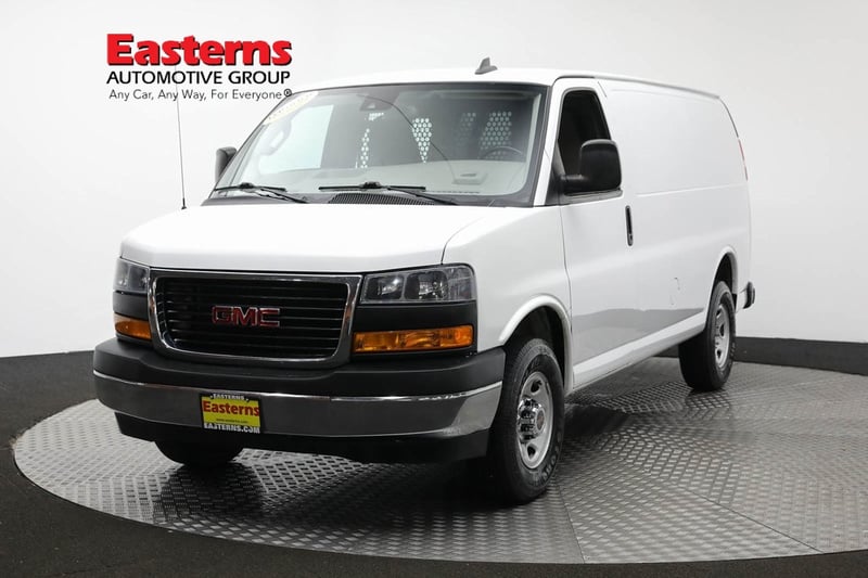 Used 2021 GMC Savana Cargo Work Van with VIN 1GTW7AFP4M1246162 for sale in Sterling, VA