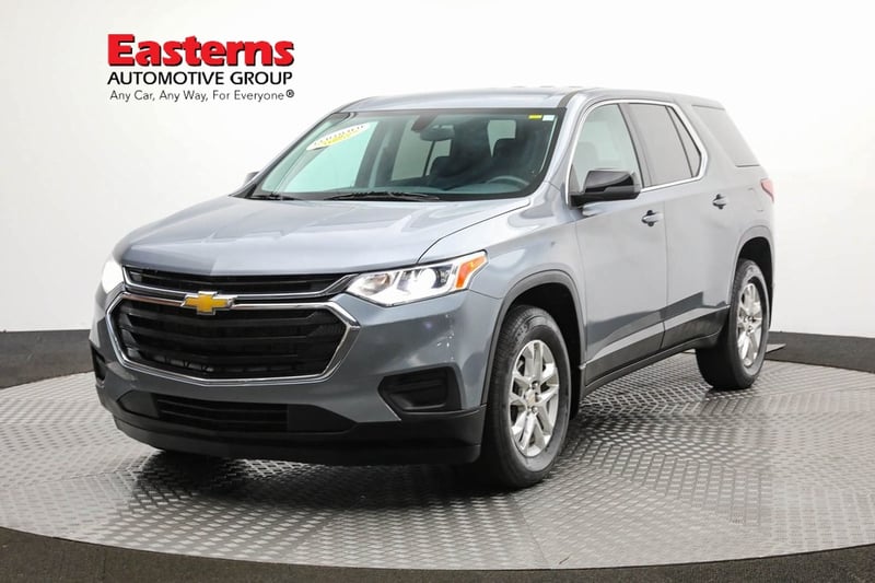 Used 2021 Chevrolet Traverse LS with VIN 1GNERFKW6MJ221481 for sale in Sterling, VA