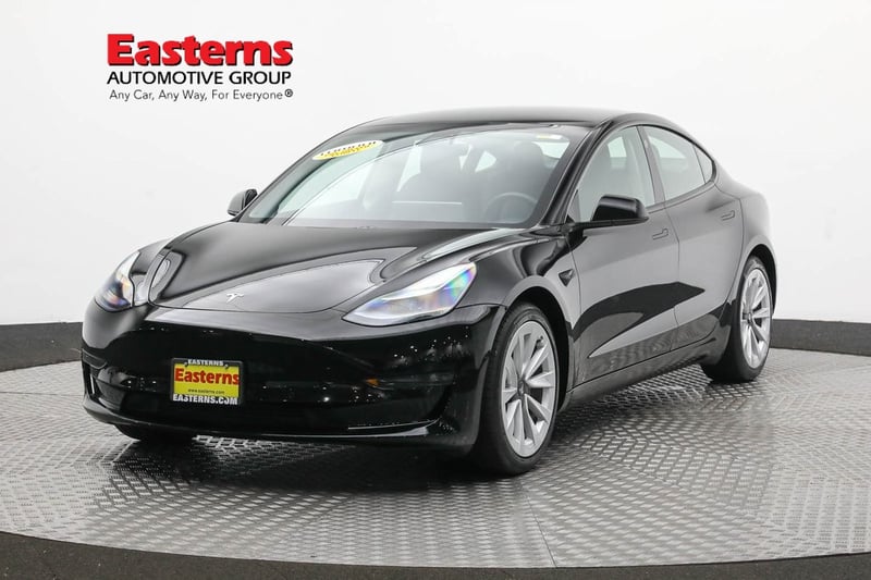 Used 2021 Tesla Model 3 Base with VIN 5YJ3E1EA6MF061477 for sale in Sterling, VA