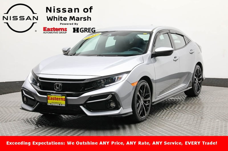 Used 2021 Honda Civic Hatchback Sport with VIN SHHFK7H40MU411392 for sale in Sterling, VA