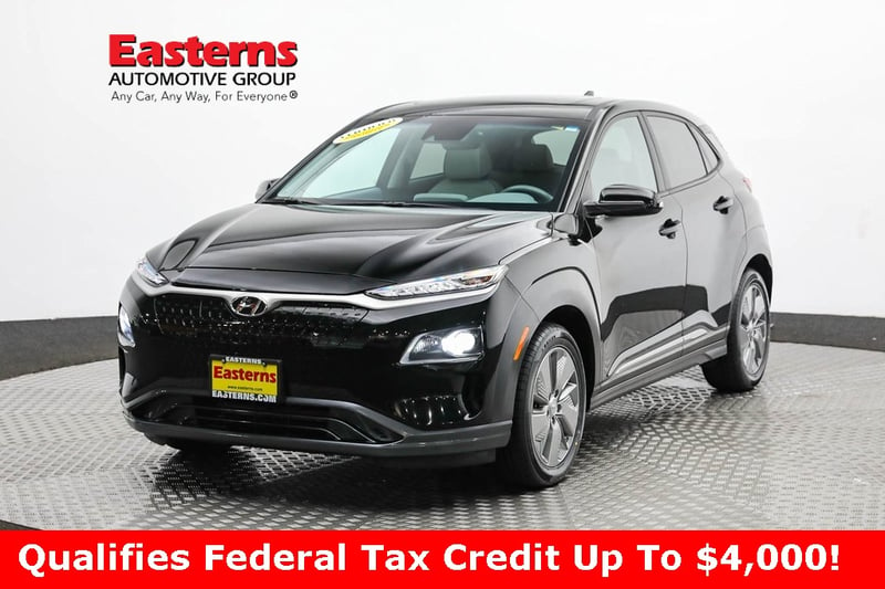 Used 2021 Hyundai Kona EV Limited with VIN KM8K33AG5MU111165 for sale in Sterling, VA