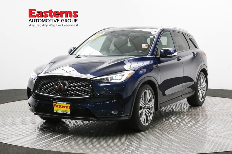 Used 2021 INFINITI QX50 Sensory with VIN 3PCAJ5CB8MF116128 for sale in Sterling, VA