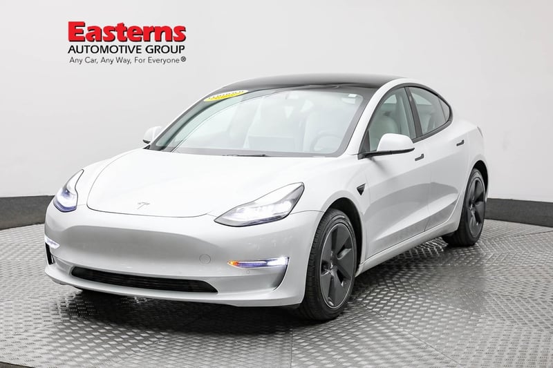 Used 2022 Tesla Model 3 Long Range with VIN 5YJ3E1EB9NF119219 for sale in Sterling, VA