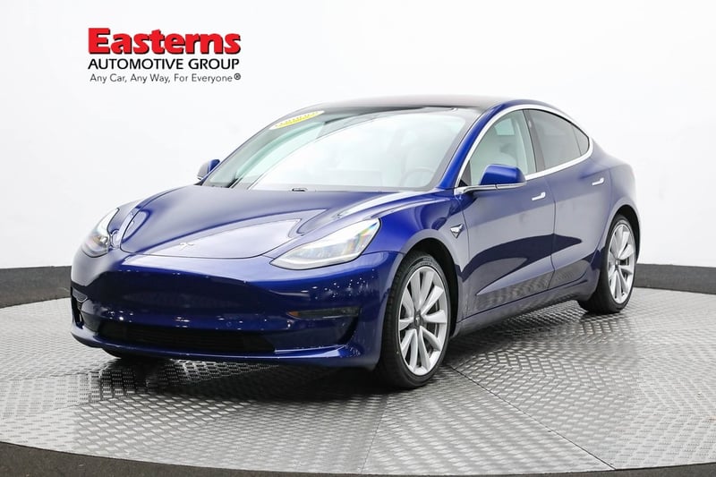 Used 2019 Tesla Model 3 Base with VIN 5YJ3E1EB7KF195520 for sale in Sterling, VA