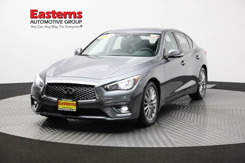 Used 2021 INFINITI Q50 LUXE with VIN JN1EV7BR9MM750705 for sale in Sterling, VA