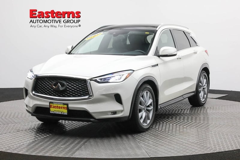 Used 2021 INFINITI QX50 Luxe with VIN 3PCAJ5BBXMF106430 for sale in Sterling, VA