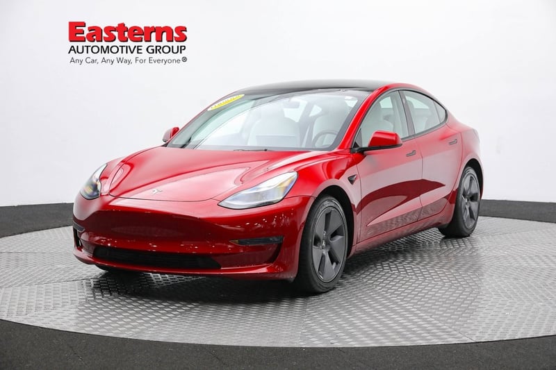 Used 2022 Tesla Model 3 Long Range with VIN 5YJ3E1EB3NF155357 for sale in Sterling, VA