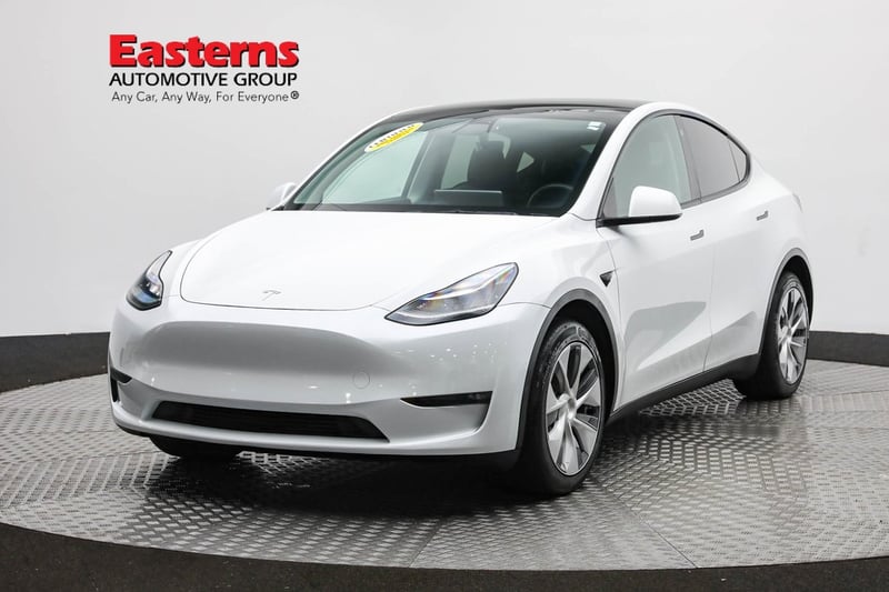 Used 2021 Tesla Model Y Long Range with VIN 5YJYGDEE1MF297524 for sale in Sterling, VA