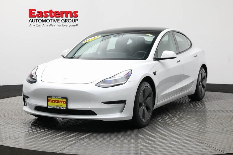 Used 2021 Tesla Model 3 Base with VIN 5YJ3E1EA1MF851592 for sale in Sterling, VA