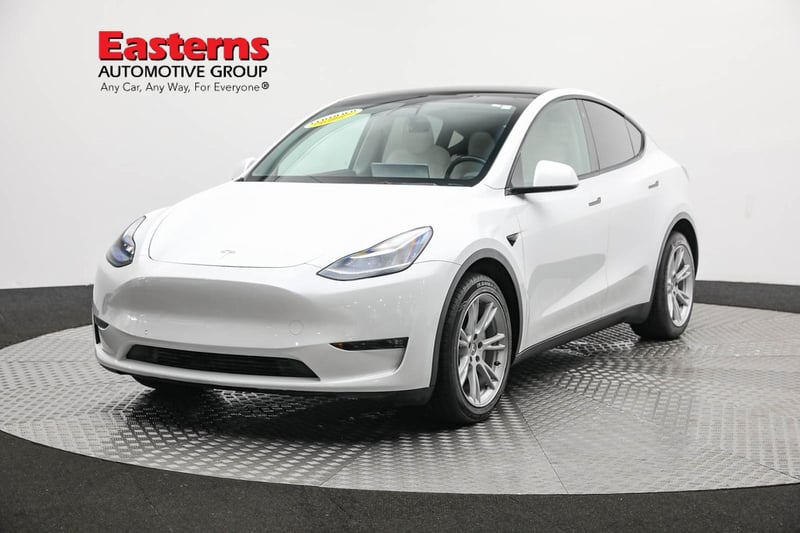 Used 2021 Tesla Model Y Long Range with VIN 5YJYGDEE4MF210327 for sale in Sterling, VA